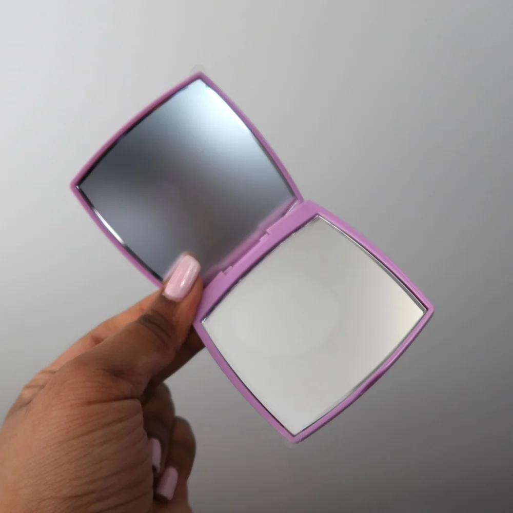 Chanel Pink Compact Mirror with CC Logo